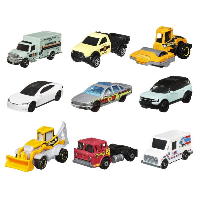MATCHBOX SET 9 MASINUTE INTERNATIONAL AMBULANCE VIVMTX7111_HVT89