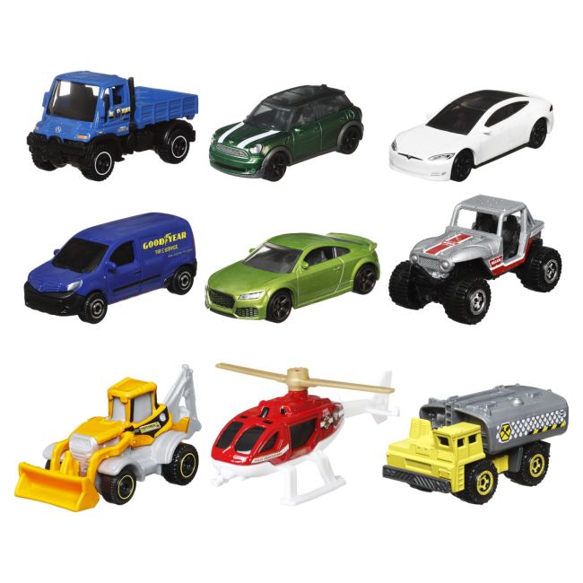 MATCHBOX SET 9 MASINUTE MERCEDES BENZ UNIMOG U300 VIVMTX7111_HVT86