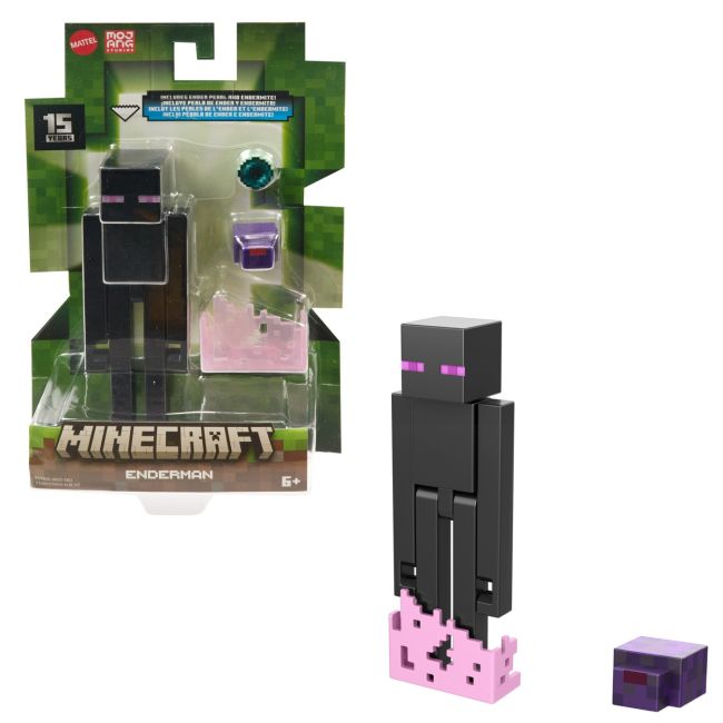 MINECRAFT CRAFT A BLOCK FIGURINA ENDERMAN 8CM VIVMTGTP08_HTN06