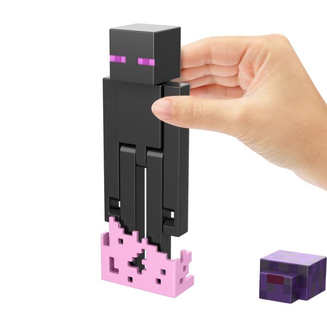MINECRAFT CRAFT A BLOCK FIGURINA ENDERMAN 8CM VIVMTGTP08_HTN06