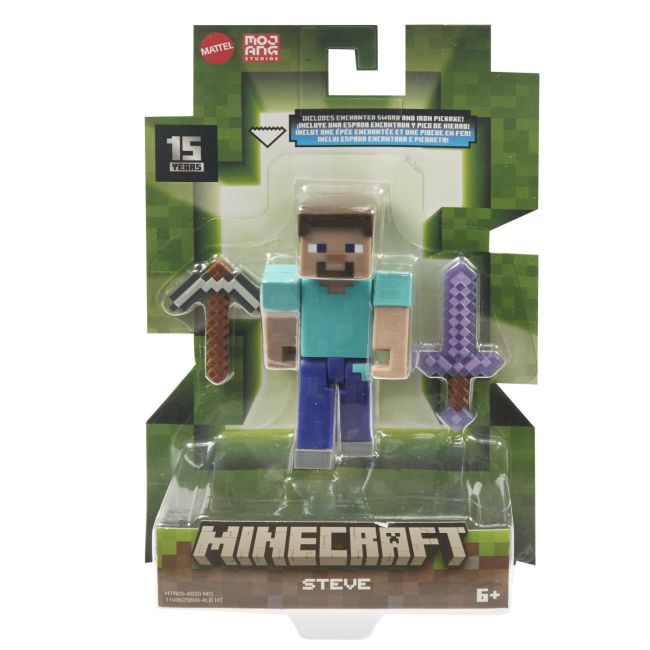 MINECRAFT CRAFT A BLOCK FIGURINA STEVE 8CM VIVMTGTP08_HTN05
