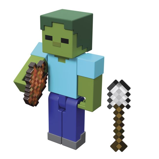 MINECRAFT CRAFT A BLOCK FIGURINA ZOMBIE 8CM VIVMTGTP08_HTN08