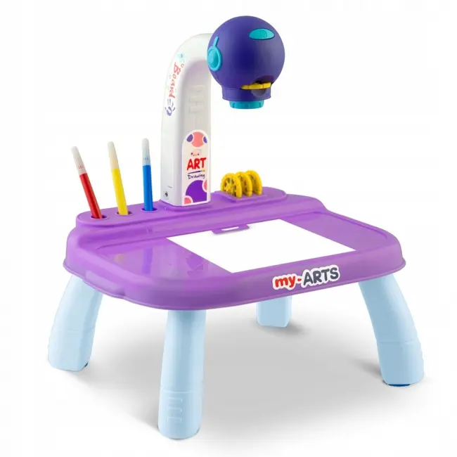 Masuta cu proiector pentru desene ricokids 773700 - mov edeedi773700