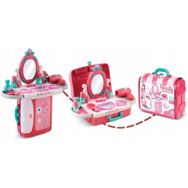 Masuta de toaleta 3 in 1 pentru copii cu accesorii incluse ricokids 773300 edeedi773300