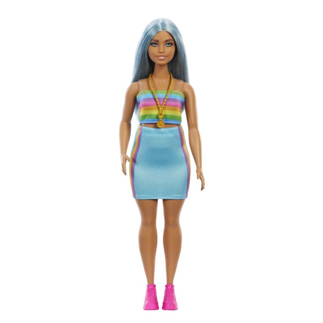 PAPUSA BARBIE FASHIONISTA CU PAR AURIU SI TOP SPORT VIVMTFBR37_HRH16
