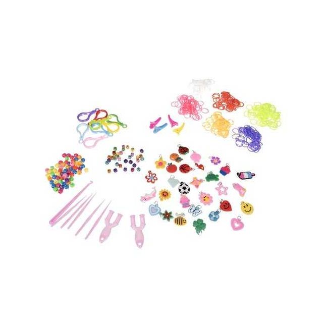 Set creativ elastice loom colorate cu organizator si accesorii, 3000 piese Kruzzel MY18234 BBJMY18234_Initiala
