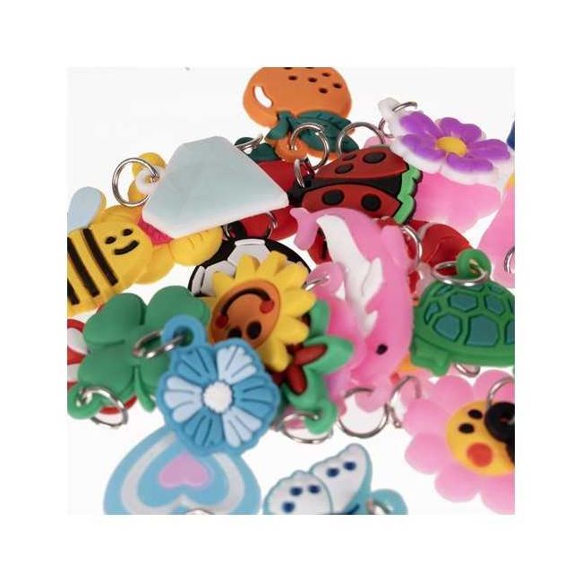 Set creativ elastice loom colorate cu organizator si accesorii, 3000 piese Kruzzel MY18234 BBJMY18234_Initiala