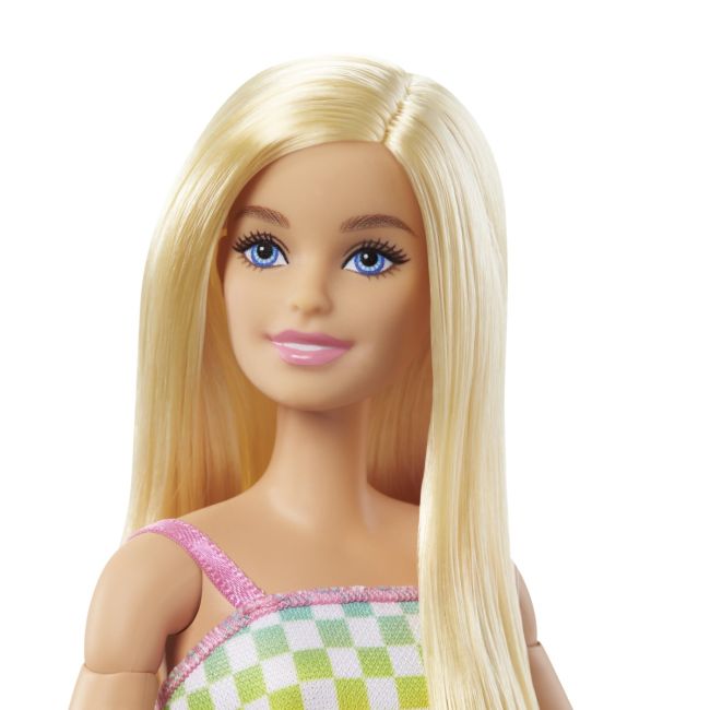 BARBIE PAPUSA BARBIE BLONDA IN SCAUN CU ROTILE VIVMTHJT13