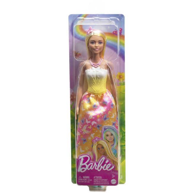 BARBIE PAPUSA BARBIE CU PARUL BLOND SI GALBEN VIVMTHRR09