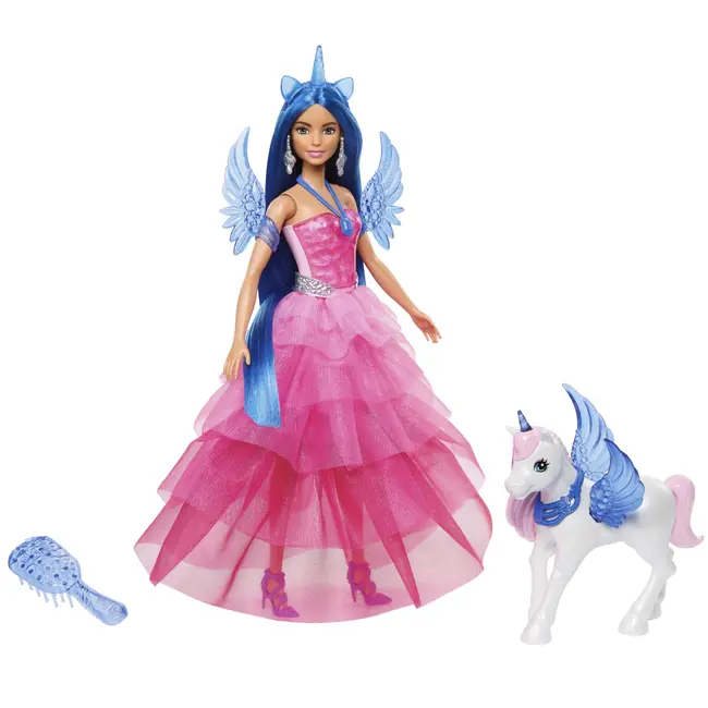 BARBIE PAPUSA BARBIE CU UNICORN VIVMTHRR16