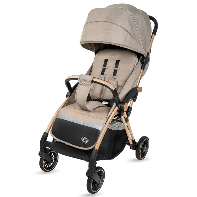 Carucior Sport AppeKids – Upp – Ultracompact, Pliere automata, De la nastere la 22kg - Bubble Beige KRTAK274865