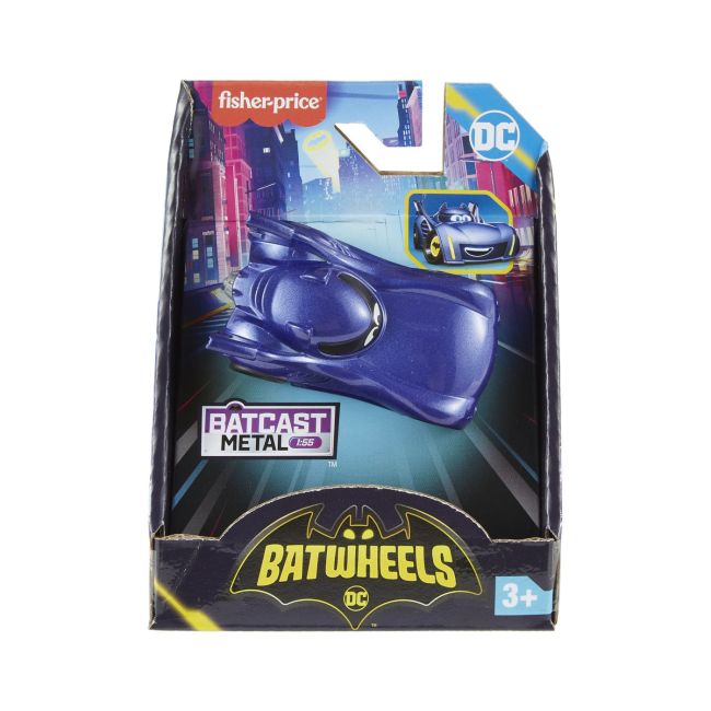 FISHER PRICE BATWHEELS MASINUTA METALICA BATMOBILE 1:55 VIVMTHML12_HML13
