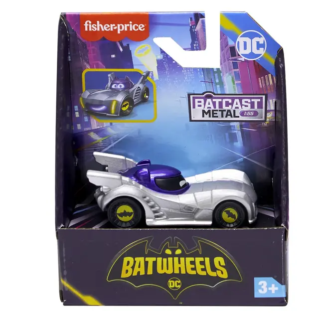 FISHER PRICE BATWHEELS MASINUTA METALICA BATMOBILE BLINDAT 1:55 VIVMTHML12_HRJ71