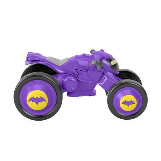FISHER PRICE BATWHEELS MASINUTA METALICA BIBI MOTOCICLETA LUI BATGIRL 1:55 VIVMTHML12_HXK50