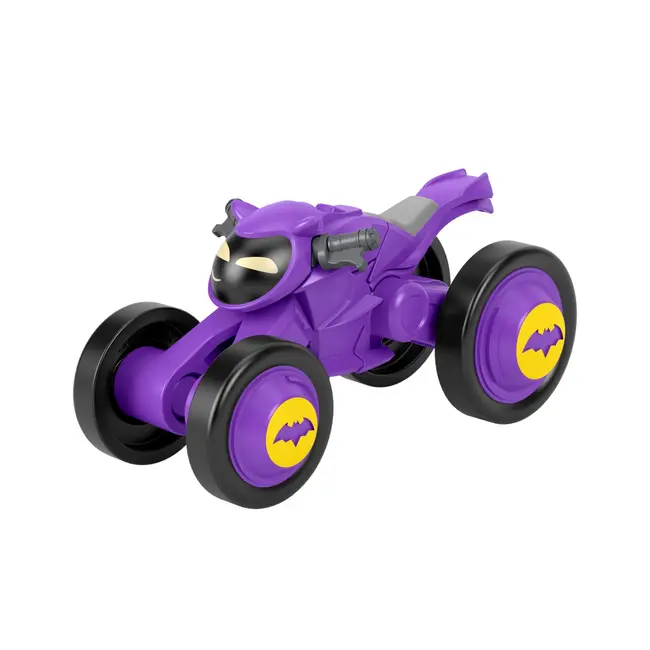 FISHER PRICE BATWHEELS MASINUTA METALICA BIBI MOTOCICLETA LUI BATGIRL 1:55 VIVMTHML12_HXK50