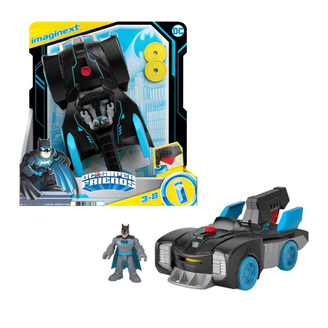 IMAGINEXT DC SUPER FRIENDS VEHICUL CU FIGURINA BAT-TECH BATMOBIL VIVMTGWT24