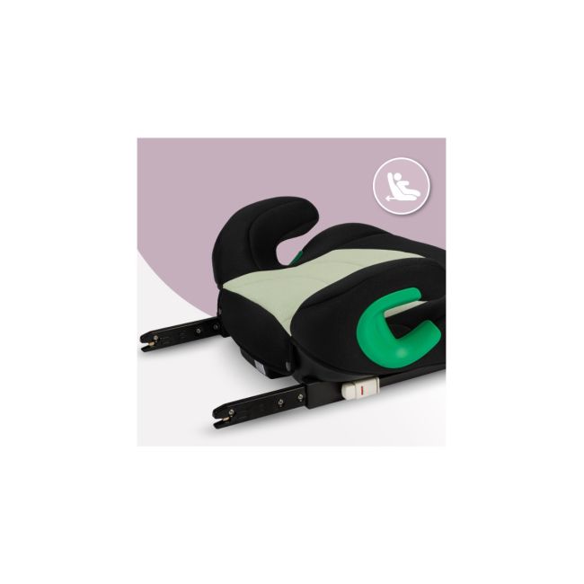 Inaltator auto cu isofix, i-size 135-150 cm , Momi Venko - Green KRTFOSA00026