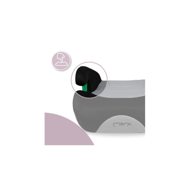 Inaltator auto cu isofix, i-size 135-150 cm , Momi Venko - Grey KRTFOSA00025