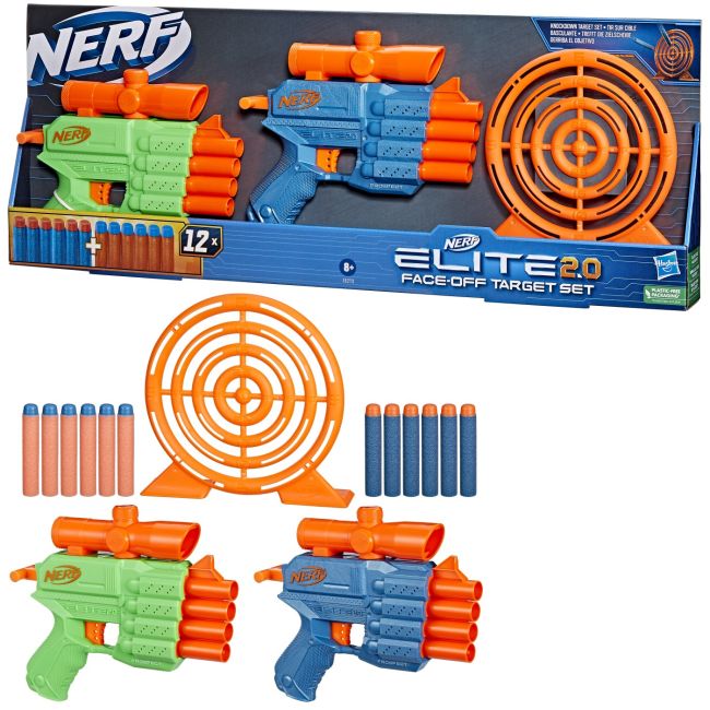 NERF BLASTER NERF SET ELITE 2.0 FACE OFF TARGET SET VIVF8273