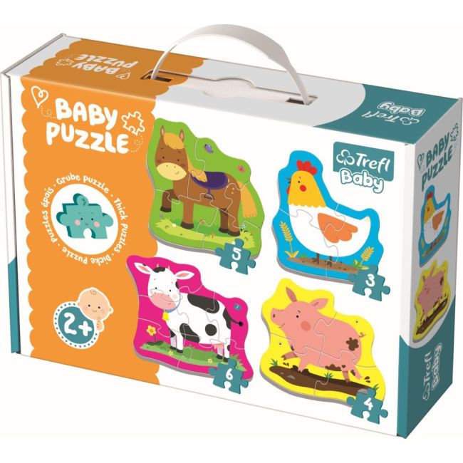 PUZZLE TREFL BABY CLASIC ANIMALE LA FERMA 18 PIESE VIV36070