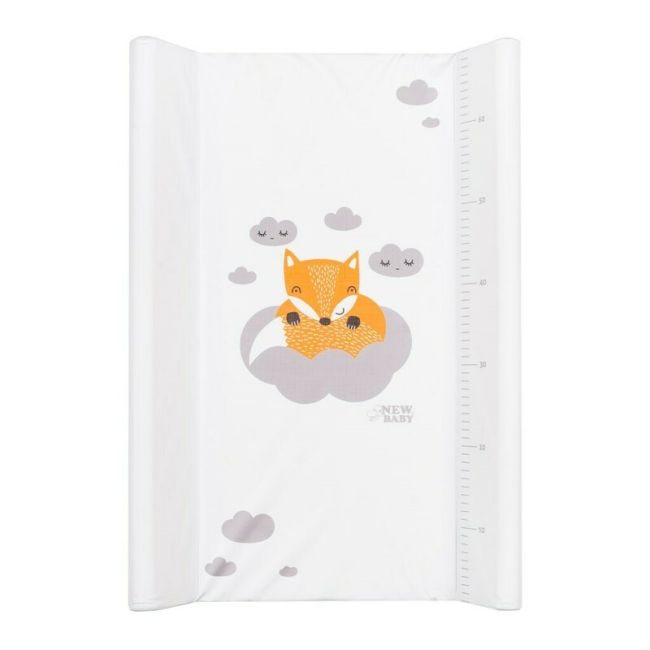 Saltea de infasat, New Baby, 50x70, Atasabila la patut, Cu taliometru, Fara substante nocive, 0 luni+, Fox BYN39088