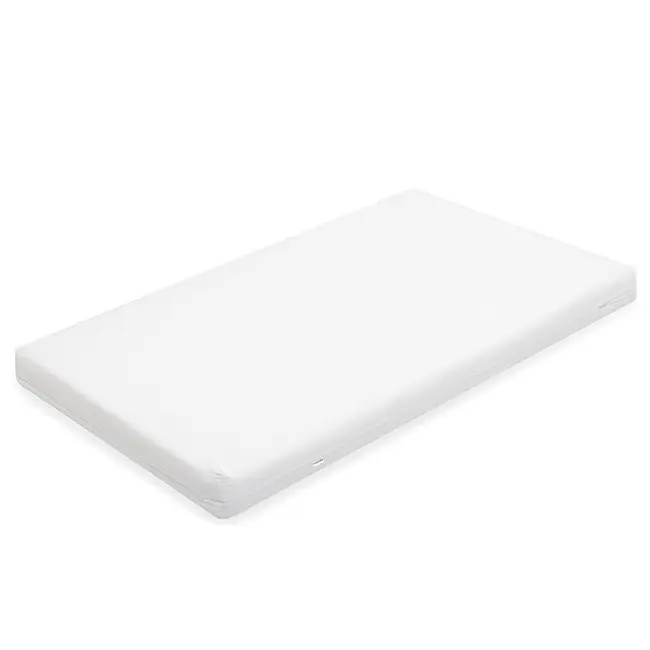 Saltea pentru patut, New Baby, Standard, 120x60x7 cm, Cu Aloe Vera, Compozitie Spuma-Cocos, Hipoalergenica si antibacteriana, Cu husa detasabila, Alb BYN53011
