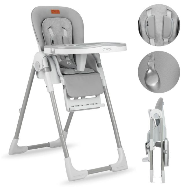 Scaun de masa Gwaju, Momi, Light Grey KRTKRKA00023