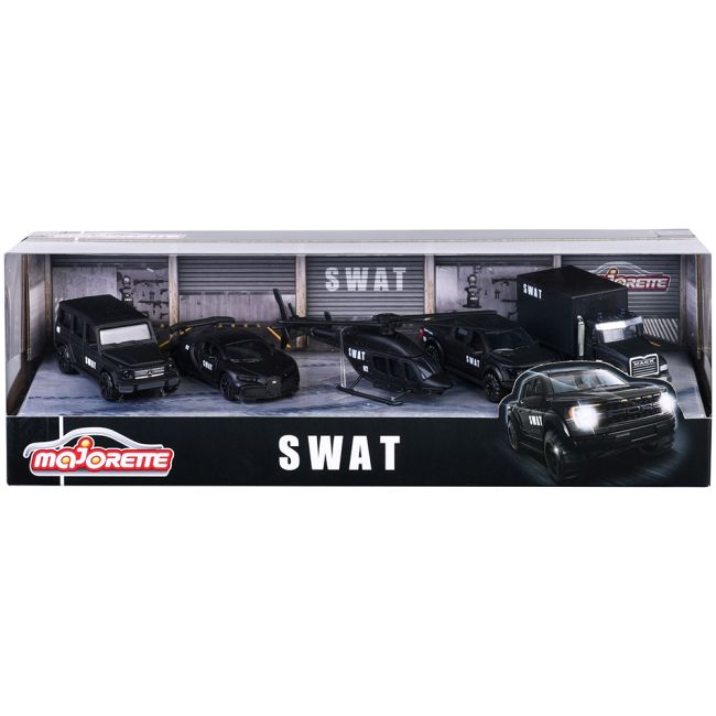 Set majorette swat cu 5 vehicule hubs212053167sme