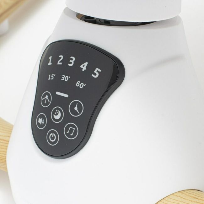 Sezlong balansoar, New Baby, Smart, Pana la 9 kg, Include cronometru si detector de miscare, Cu 5 viteze de leganare, Cu sunete si melodii, Cu 2 jucarii, 0 lun+, Grey BYN53462