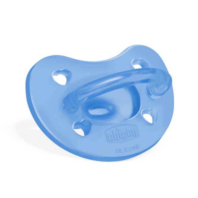 Suzeta anatomica Chicco PhysioSoft, silicon, bleu, 6-16luni CHC7309195-7