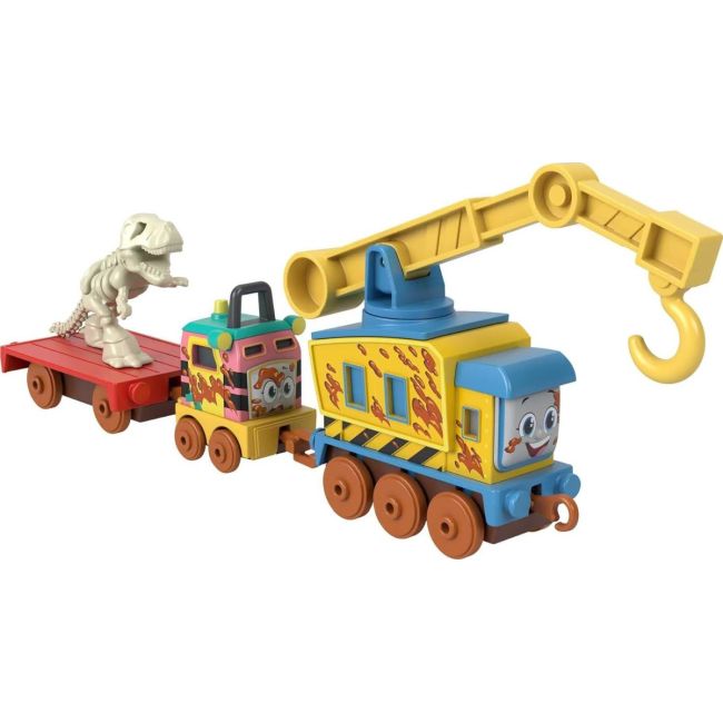 THOMAS LOCOMOTIVA CU VAGON PUSH ALONG DINO VIVMTHFX91_HHN20