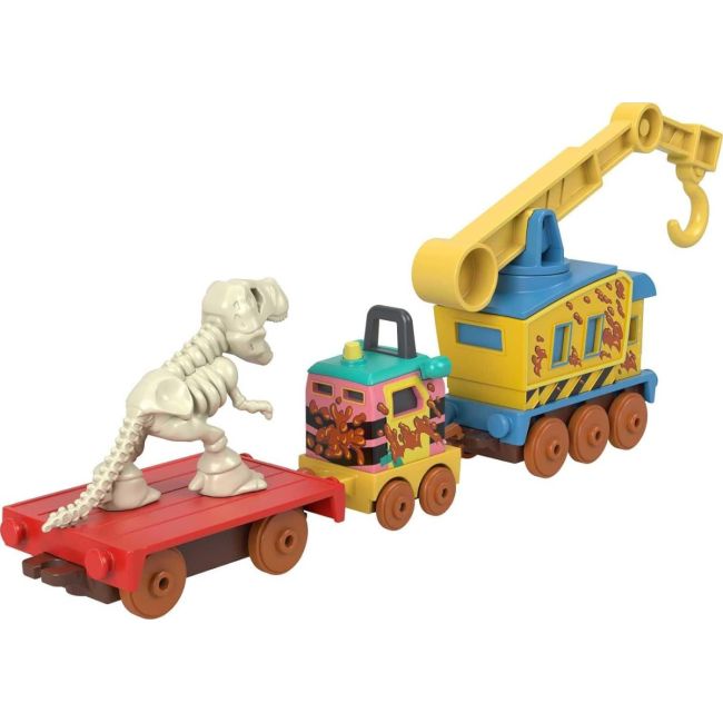 THOMAS LOCOMOTIVA CU VAGON PUSH ALONG DINO VIVMTHFX91_HHN20