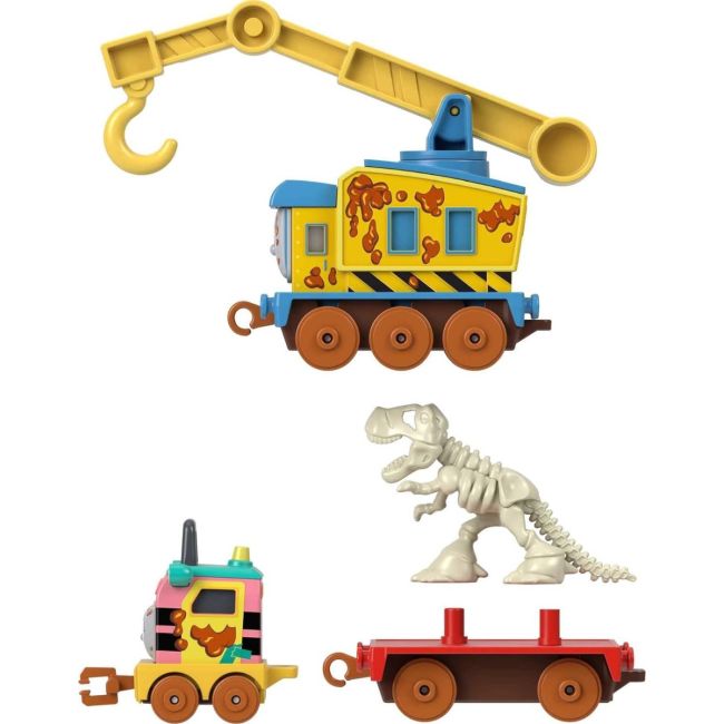 THOMAS LOCOMOTIVA CU VAGON PUSH ALONG DINO VIVMTHFX91_HHN20