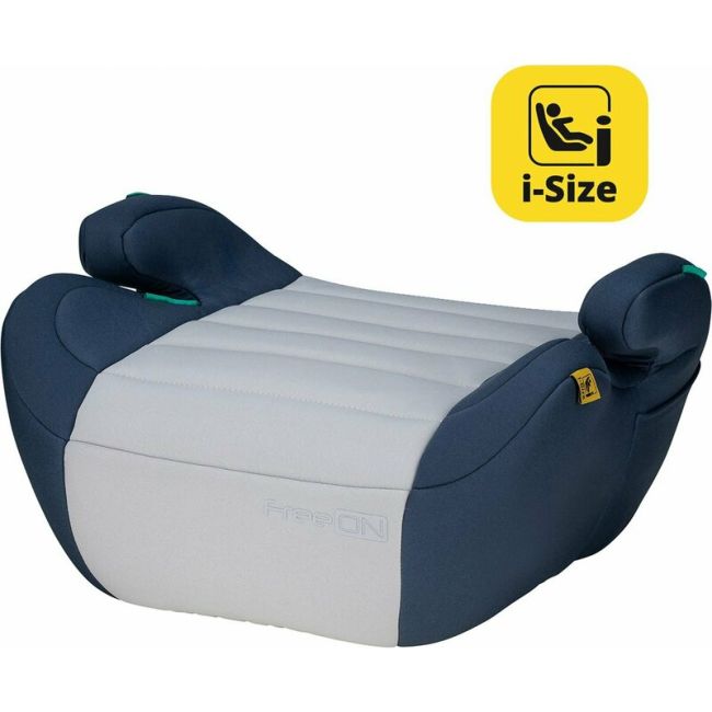 Inaltator auto, FreeON, Comfy, Pentru copii, I-size, 125-150 cm, Orientare in sensul directiei de mers, Conform cu standardul european de securitate ECE R129, Blue/Grey BYN49409