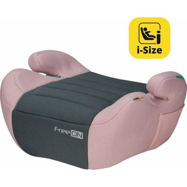 Inaltator auto, FreeON, Comfy, Pentru copii, I-size, 125-150 cm, Orientare in sensul directiei de mers, Conform cu standardul european de securitate ECE R129, Prink/Grey BYN49416