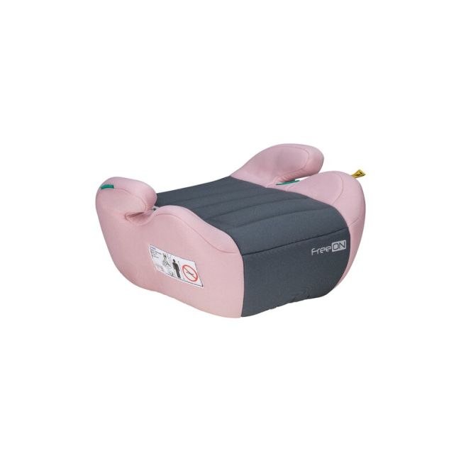Inaltator auto, FreeON, Comfy, Pentru copii, I-size, 125-150 cm, Orientare in sensul directiei de mers, Conform cu standardul european de securitate ECE R129, Prink/Grey BYN49416