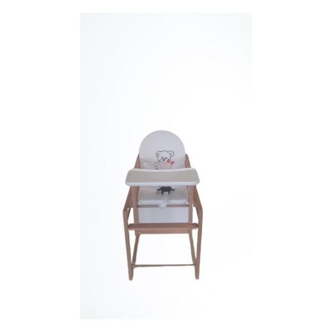 Scaun de masa din lemn de Fag multifunctional cu tavita din plastic MyKids Wiktoria HEART 86852
