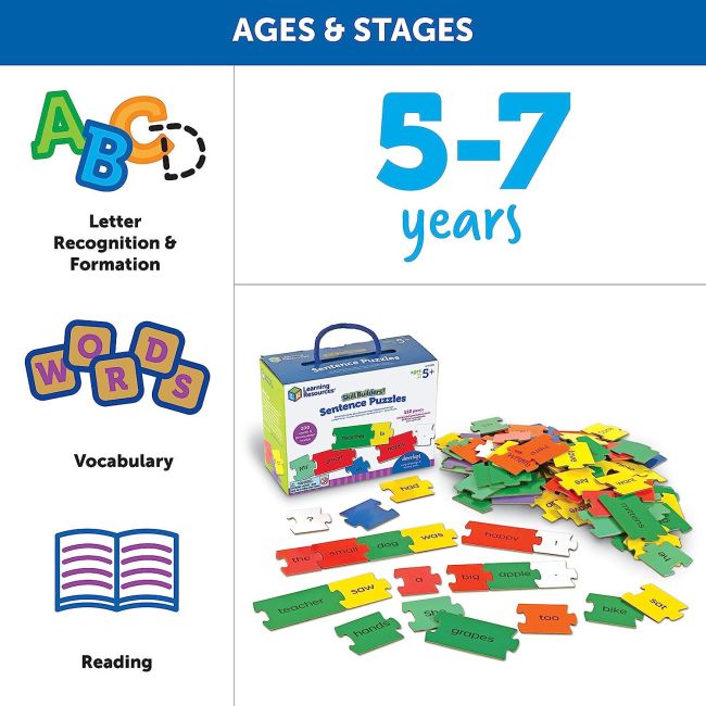 Set activitati educative - puzzle cu propozitii (lb.engleza)