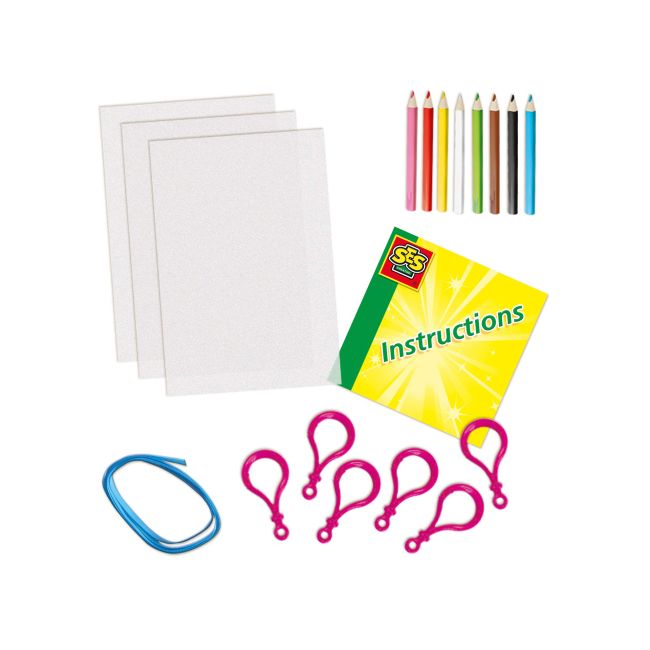 Set creativ - Brelocuri, folie termocontractibila