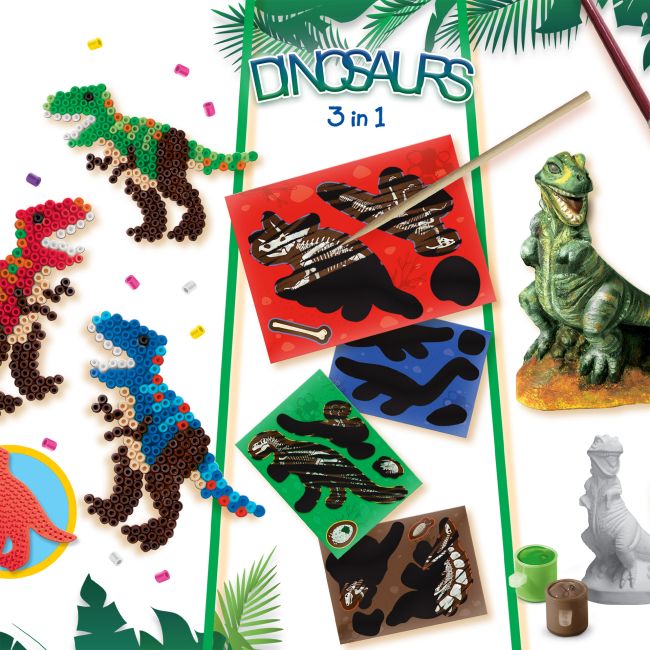 Set creativ - Dinozauri 3 in 1
