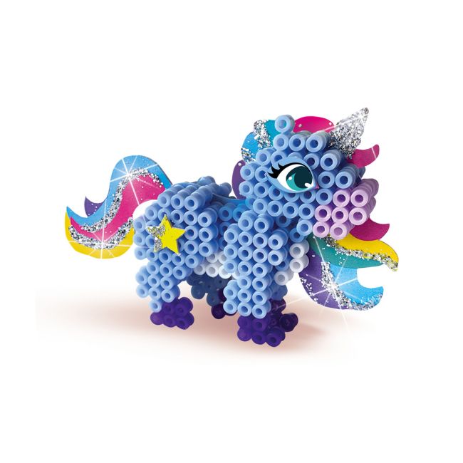 Set creativ - Tablou margele de calcat - Unicorni