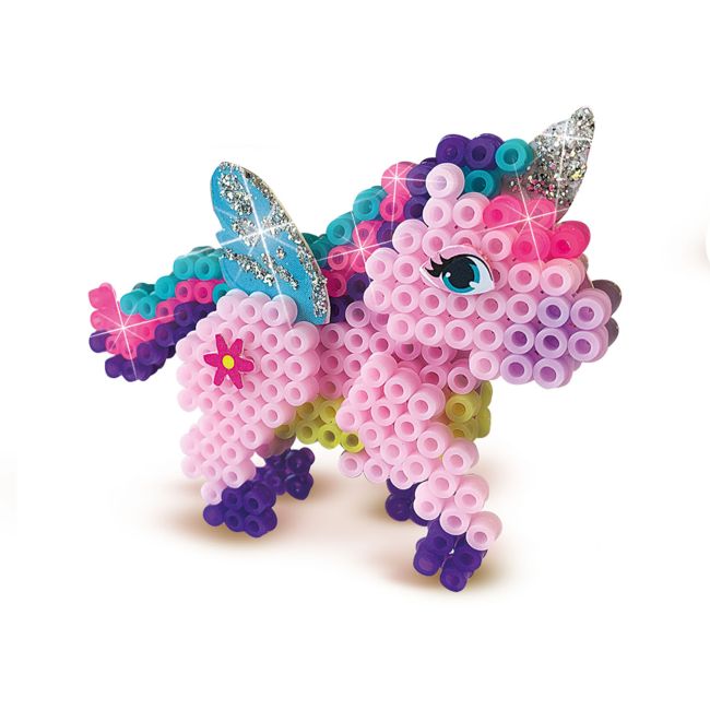 Set creativ - Tablou margele de calcat - Unicorni