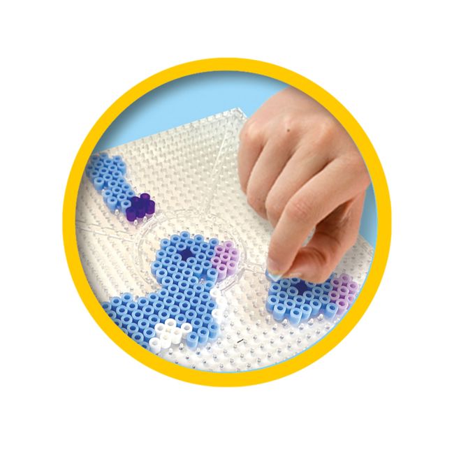 Set creativ - Tablou margele de calcat - Unicorni