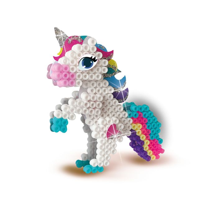 Set creativ - Tablou margele de calcat - Unicorni