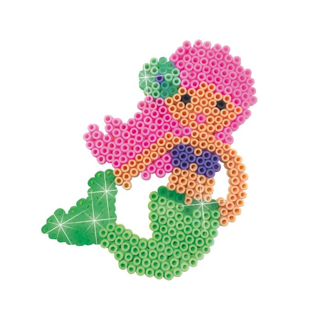 Set creativ copii Beedz - Creare sirene cu margele de calcat