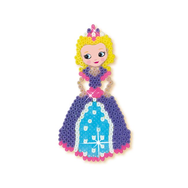 Set creativ copii Beedz - Margele de calcat cu unicorni si printese