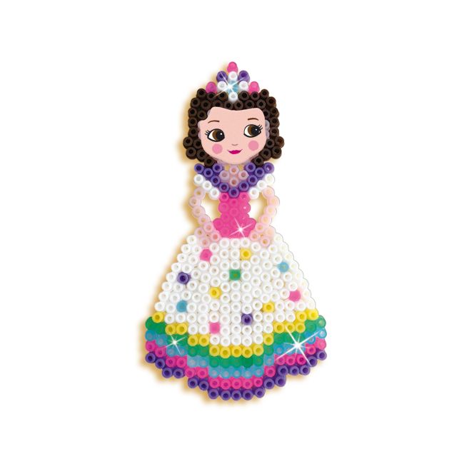 Set creativ copii Beedz - Margele de calcat cu unicorni si printese