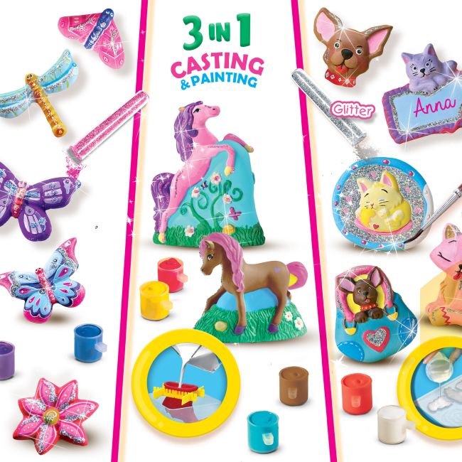 Set creativ mulaj si pictura - 3 in 1