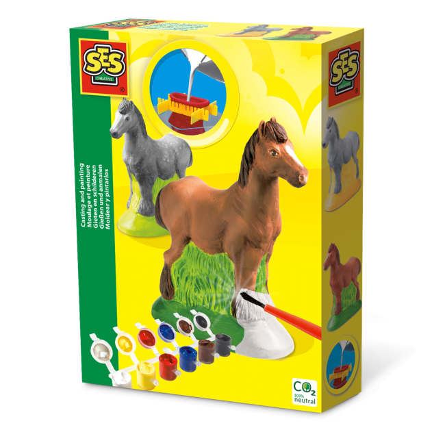 Set creativ mulaj si pictura - Cal