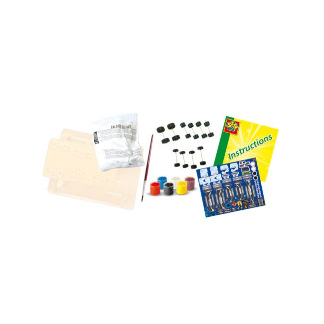 Set creativ mulaj si pictura - Masini